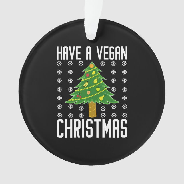 Ornamento tem um natal vegano (Frente)