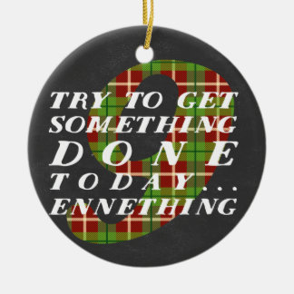 Ornamento temático do Natal de Enneagram 9