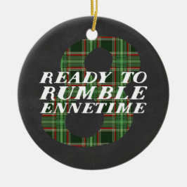 Ornamento temático do Natal engraçado de Enneagram