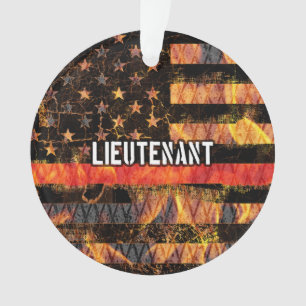 Ornamento Tenente Bombeiro Flag