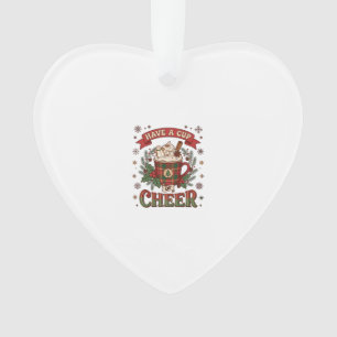 Ornamento Tenha Copo Alegria Natal Xadrez Caneca Cacau Quent