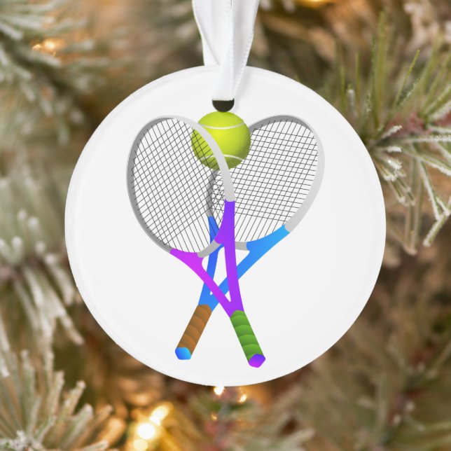 Ornamento Tênis Ball e Rackers (Árvore)
