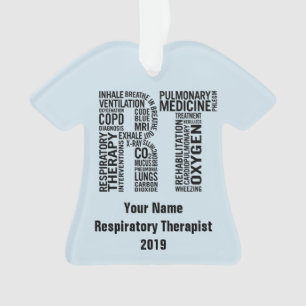 Ornamento Terapeuta respiratório personalizado RT