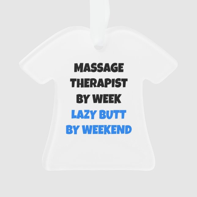 Ornamento Terapêutica de Massagem de Bumbuns Preguiçosos (Frente)