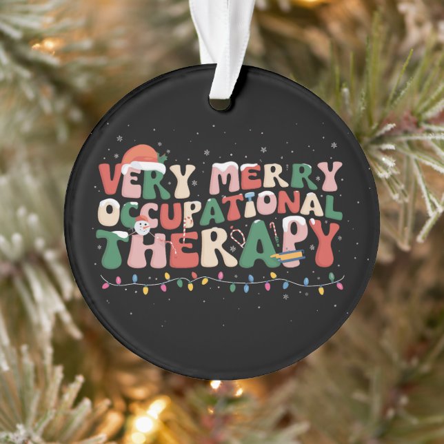 Ornamento Terapia Ocupacional Muito Feliz Natal OT Xmas (Árvore)