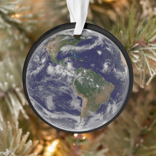 Ornamento Terra cheio Mostrando Vários Sistemas De Tempestad (Árvore)