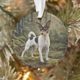 Ornamento Terrier Raposa Brinquedo