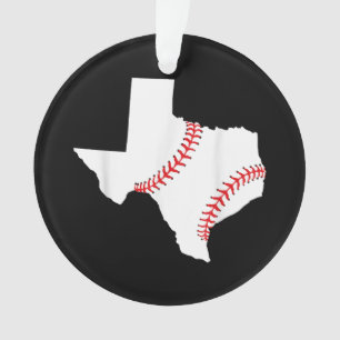 Ornamento Texas de beisebol Estado engraçado Texas de beiseb