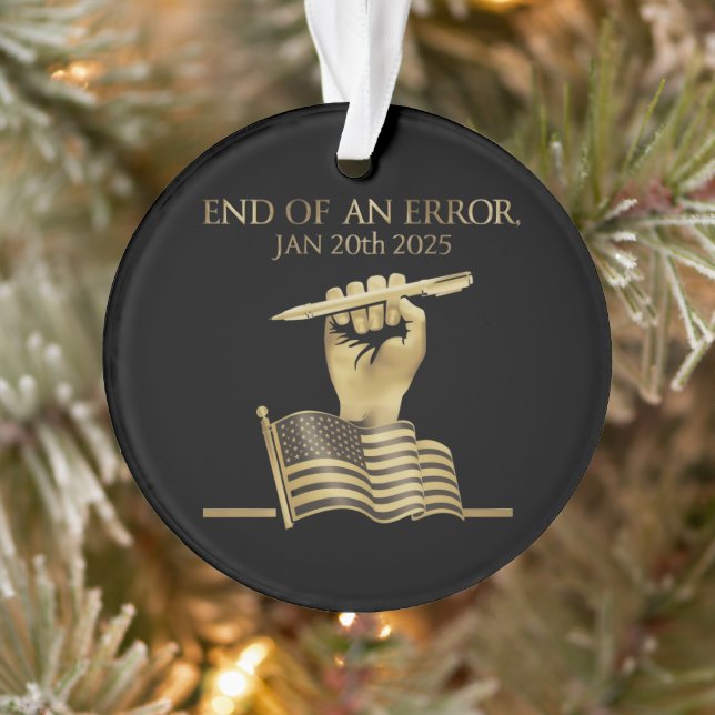 Ornamento The End of an Error Jan 20, 2025 (Árvore)
