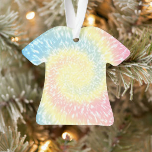 Ornamento Tie Dye Hippy Swirl TShirt Natal