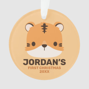 Ornamento Tigre de Cuta com Nome Personalizado