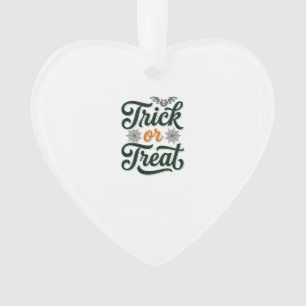 Ornamento Tipografia de Halloween Vintage para Truque ou Tra
