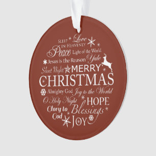Ornamento Tipografia de Palavras de Natal