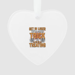 Ornamento Tipografia Vintage de Halloween para Truque ou Tra