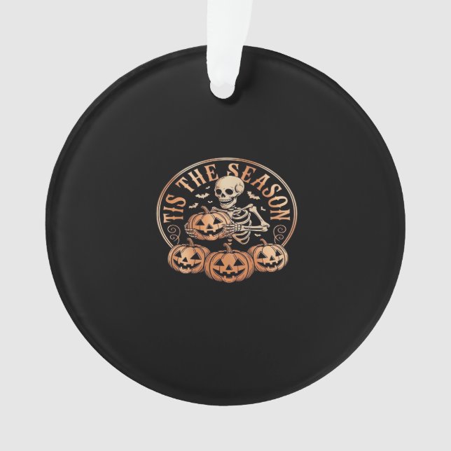 Ornamento Tis Season Snowmobile Red Plaid (Frente)