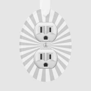 Ornamento Toma de Parede de Plugue Elétrico Divirta-se Perso