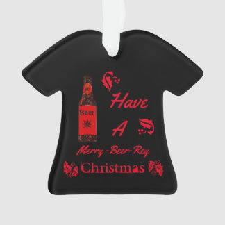Ornamento Tome Uma Feliz De Cerveja Rey Christmas Bottle