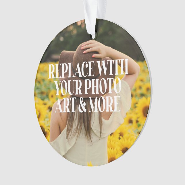 Ornamento Tornar personalizado seu próprio personalizado (Frente)