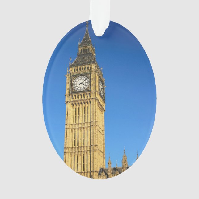 Ornamento Torre de pulso de disparo de Big Ben, Londres (Verso)