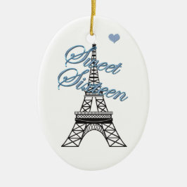 Ornamento Torre Eiffel Personalizado 16 Paris