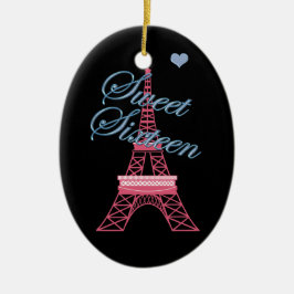 Ornamento Torre Eiffel Personalizado 16 Paris