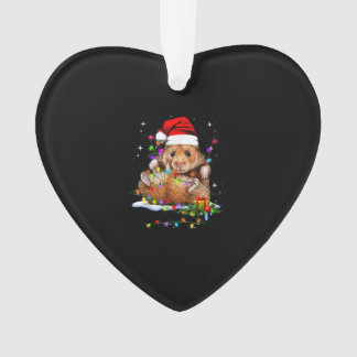 Ornamento Torta de Natal de Hamster