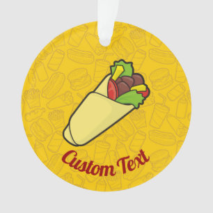 Ornamento Tortilla Sandwich Wrap Ornament