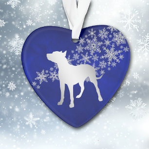 Ornamento Touro de Neve Azul