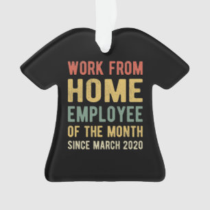 Ornamento Trabalho do Funcionário Doméstico do Mês I