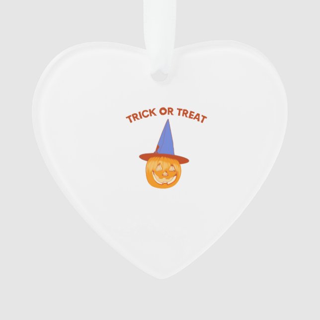 Ornamento Travessura de Halloween (Frente)