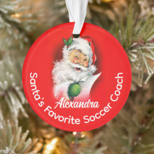 Ornamento Treinador Personalizado de Esportes Personalizado