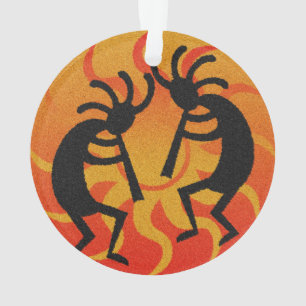 Ornamento Tribal Sun Dancing Kokopelli Sudoeste Natal