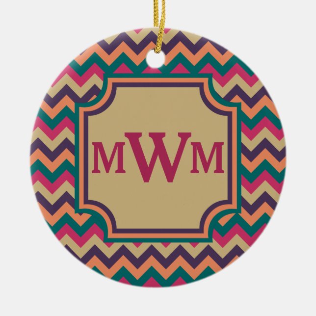 Ornamento Tropical Zigzag (Frente)