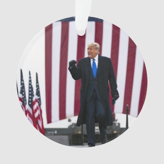 Ornamento Trump 2024 Retire A América (Frente)