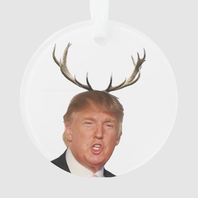 Ornamento Trump Christmas: Senhor Presidente (Verso)