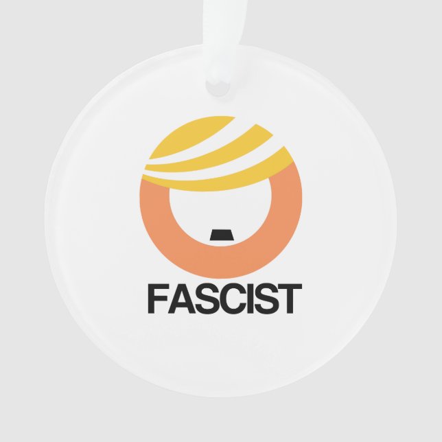 Ornamento Trump é fascista (Frente)