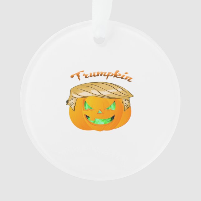 Ornamento Trumpkin Clássico - Lama num Chapéu MAGA (Frente)