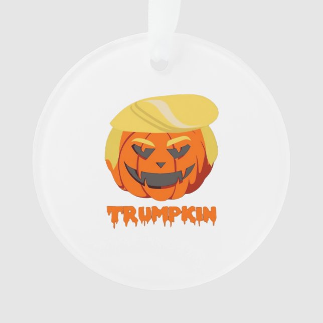 Ornamento Trumpkin Clássico - outono Básico (Frente)