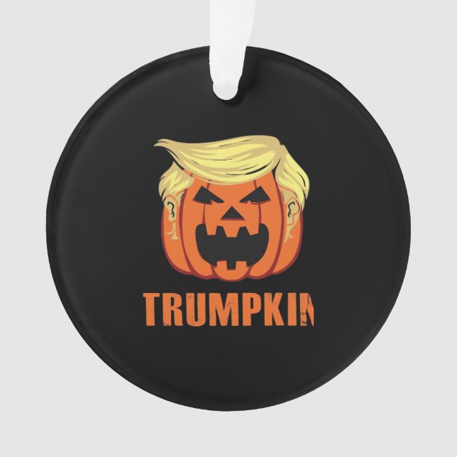 Ornamento Trumpkin faz o Halloween (Frente)