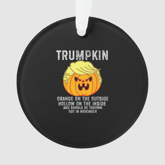 Ornamento Trumpkin Fora Da Dentro (Frente)
