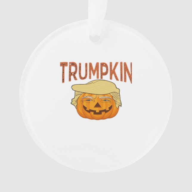 Ornamento Trumpkin Halloween Clássico Engraçado - Sloth Mask (Frente)