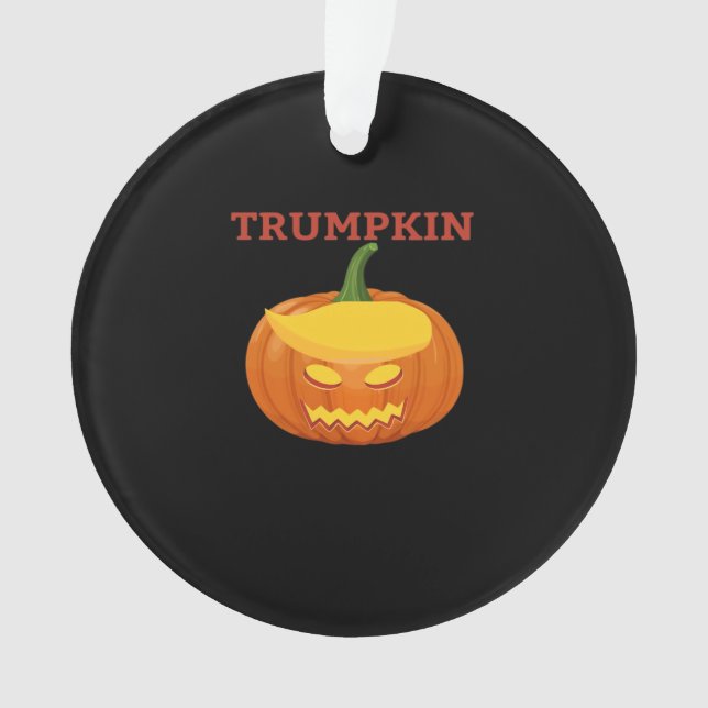 Ornamento Trumpkin Jack-O-Lanterna Clássico (Frente)