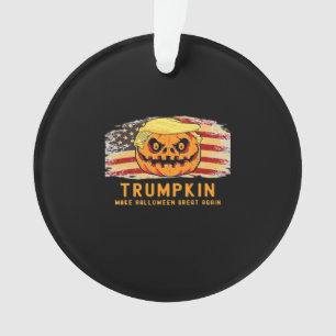 Ornamento Trumpkin Torna O Excelente De Halloween Novamente
