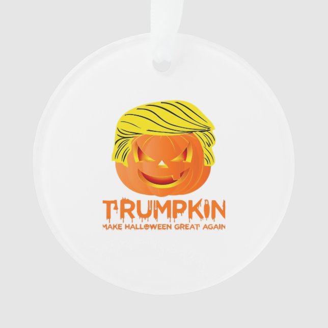 Ornamento Trumpkin - Você Está Assustado? Clássica (Frente)