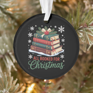Ornamento Tudo Reservado Para Leitura De Natal Livro Férias