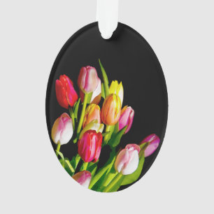 Ornamento Tulip Painting - Arte Flor Original
