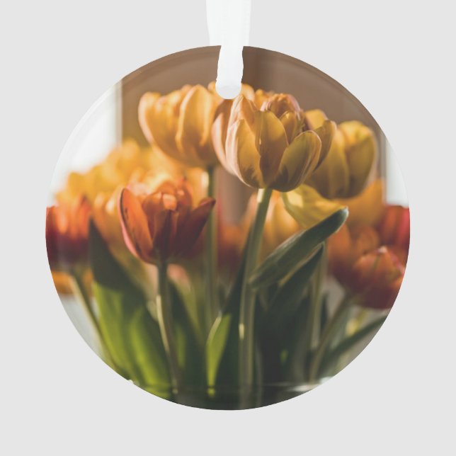 Ornamento Tulips Orange Flowers (Verso)
