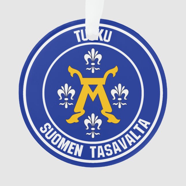 Ornamento Turku Round Emblem (Frente)