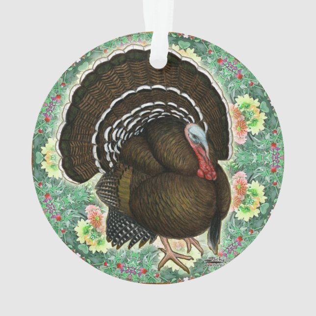 Ornamento Turquia nos Verdes (Verso)