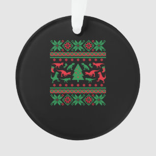Ornamento Tyrannosaurus Rex Edulcorador De Natal Feio - Trex